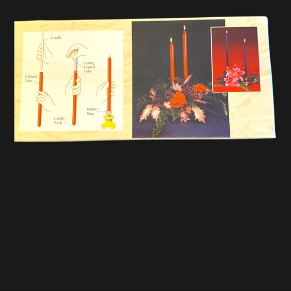 NIB Formal 12” Taper Forever Candles in Beautiful Gold Dripless Flawless - Picture 3 of 4